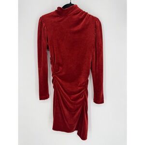 A.L.C. MARCEL DRESS SUMAC RUST RED SIZE 4 COCKTAIL READY ROMANTIC GOTH BODYCON